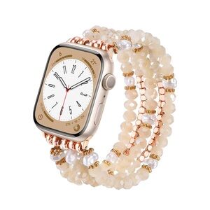 Black Beaded Watch Charm(compatible for Apple Watch ⌚…